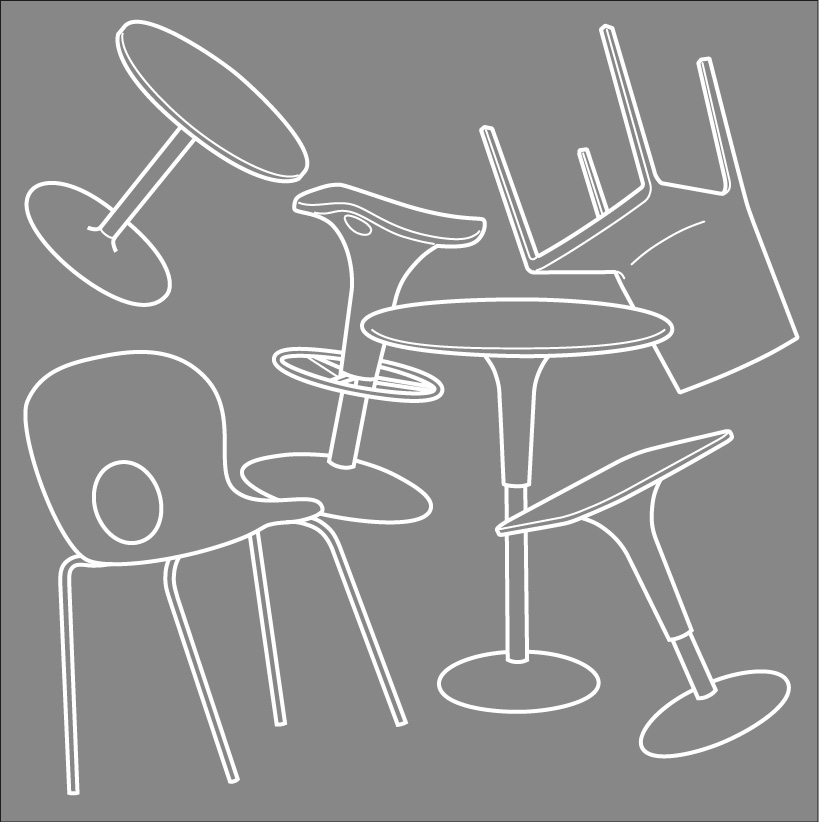 Zanzibar – Stool with gas lift adjustable height – Shop Rexite
